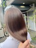 【髪質改善】プレミアム艶髪ストレート＋カット＋トリートメント　¥16500