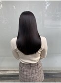 黒髪/グレージュカラー/ココアベージュ/ヘルシーロング[表参道]