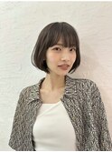 大人可愛い20代30代40代小顔ボブ☆丸みショート
