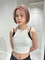 ゼスト 八王子店(ZEST)&nbsp;ホワイトピンクベージュ ボブ 【otoha】