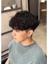 スイッチ(men's SWITCH)&nbsp;大分メンズ波巻きスパイラルパーマ刈り上げショートレイヤー