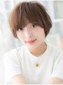 ★ミルクティーカラー大人かわいいマッシュパーマ30代40代★10