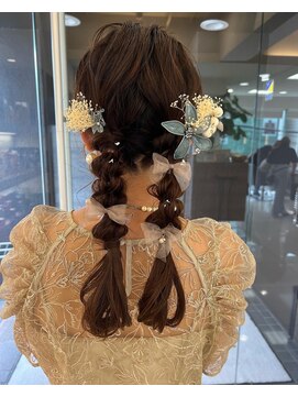 ラック 鎌倉店 (LUCK) ツイン編み下ろしアレンジ