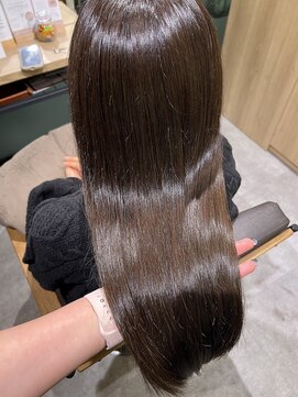 テラスヘア 三条(TERRACEhair) 髪質改善艶カラーアッシュベージュ