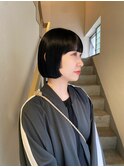 【mai 】ワイドバングのミニボブ