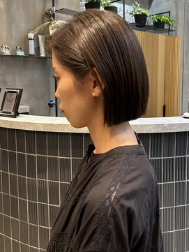 アンフィニー 仙台(ANFINI) 髪質改善縮毛矯正タッセルボブ似合わせカットメルティカラー