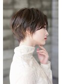 ★ショートボブ メルティカラー 似合わせカット アッシュカラー