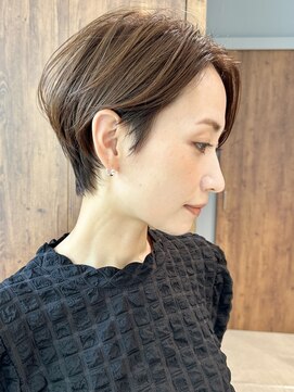 ビュートリアム 南青山(BEAUTRIUM) 前髪なしショートハンサムショートショートボブ30代40代50代