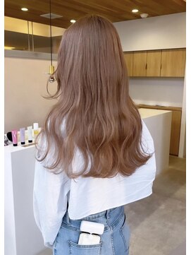 アム(am) シアーベージュミルクティーベージュダブルカラーインナーカラー