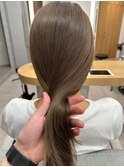 ホワイトグレージュ_ミニウルフ_チェリーブラウン