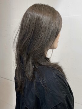 オーガニック リブ 川越(organic+live) 大人美人艶カラーベージュ小顔カット透明感レイヤーロング