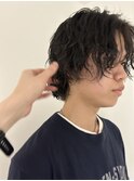 =メンズボブパーマ/メンズボブ/フェザーパーマ／MEN’S HAIR
