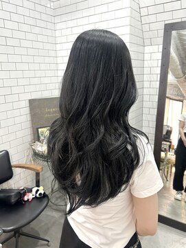 レガーレ(Legare) 【広島韓国ヘア】韓国レイヤーカット×透明感ブルーブラック！
