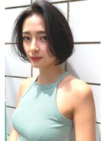 ブラン 栄(Blanc)&nbsp;【Blanc】ハンサムショート＿ショートボブ＿大人ボブ