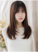 暗髪アッシュブラウン重軽ロングレイヤーa戸田公園20代30代40代