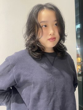 エアー 青山(AIR) レイヤーカット／パーマスタイル