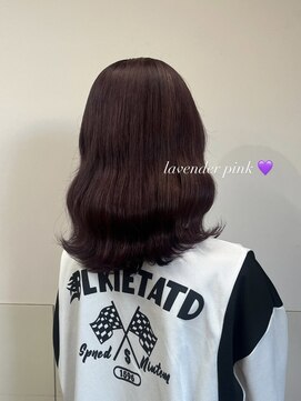 フォト 武蔵小杉(foto) ブリーチカラー/ラベンダーピンク/武蔵小杉