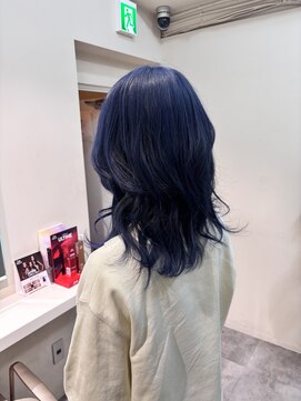 テン バイ アンブルリュクス 池袋(teN +by ambleluxe) ブリーチ/ブルー