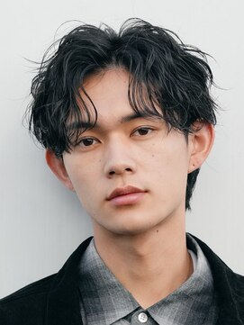 フィフス 札幌大通(fifth) 札幌シャドウパーマ弱めラウンドマッシュメンズヘアメンズパーマ