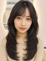 アンベル(ANBEL)&nbsp;小顔/オリーブグレー/ココアベージュ/黒髪/暗めカラー/髪質改善