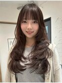 大分韓国ヘアかき上げレイヤーカット
