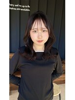 コルバース(COL BIRTH)&nbsp;大人かわいい/ミディアムレイヤー/ボルドーブラウン/艶髪カラー