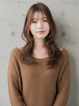 ニューヨークニューヨーク マザーズ イオン大日店(NYNY Mothers) 韓国風xシースルーバングxセミロングxレイヤー