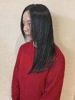 ベルフェミンイオンS.C&nbsp;次も楽しめる♪透明感オフブラックの地毛風暗染めカラー