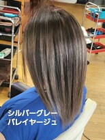 シャルシェ(Chercher) バレイヤージュCOLOR★ホワイトシルバーグレー