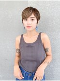 ナチュラルショート/ショートボブ/韓国/顔周り/20代30代40代50代