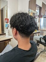 エルベ 茨大前店(elve) 縮毛矯正履歴ありでも◎ 無造作マッシュパーマ