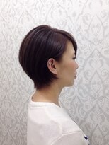 ミチ(michi)&nbsp;ノンジアミンのWカラーで艶髪　ショート