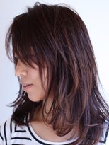 ツイギー 宮西店(TWiGGY)&nbsp;ラフな動きのあるセミロング