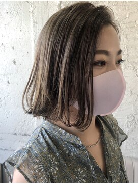 ペネロープ(Penelope) 外ハネボブ/ボブ/ハイライト　担当　夕島