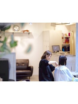 大型店が苦手な方にオススメ◎女性Stylist2人のサロンだから,落ち着いた雰囲気で相談しやすい！