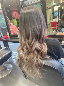 アンリップ ジー(salon unripＧ) h.i シルバーグレージュ　グラデーション