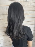 ダークアッシュ×ゆるふわロングヘアのあざと可愛いヘア