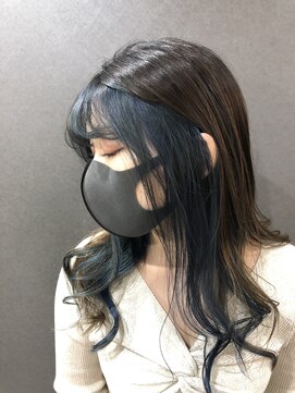 シェリー(Sherry) インナーカラーブルー系