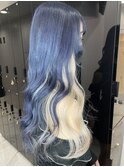 blue×white