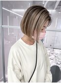 ハイライト/ミルクブロンド