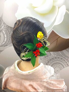 ビューティーサロンラエラ(Beauty salon laera) 着物ヘアセット　和髪　和装ヘア　正月ヘア　まとめ髪
