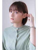 アドレバイハピネス(ADORE by happiness)&nbsp;大人可愛い　シースルーウェットベビーバング　30代40代