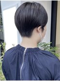 【cres奈佳子】コンパクトマッシュショート×黒髪
