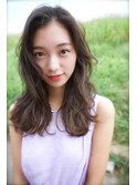 美肌に見える無造作ウェーブロング/マロンベージュ/柏 駅近 k