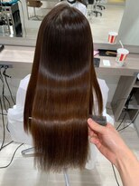 キュア 表参道(CURE)&nbsp;黒髪/グレージュカラー/ココアベージュ/ヘルシーロング[表参道]