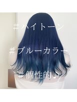 クラップス 金沢文庫店(CLAPS) ナチュラルな個性的ブルー/ブルーサファイア/ハイトーンカラー