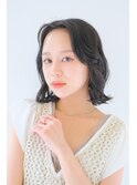 大人かわいい/くびれミディアム/くびれボブ/地毛風カラー<横浜>