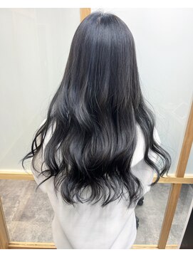 フレーム なんば店(FRAME) ブルーブラックで透明感ある暗髪に！