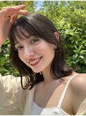 髪質改善＊シースルーバングデザインカラー＊美髪【Zina 池袋】
