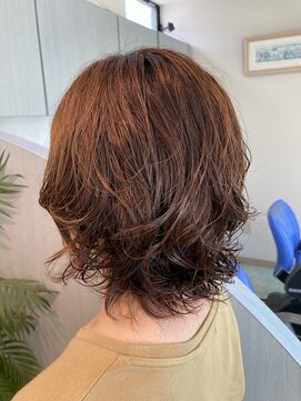 ヘアーメイク ナイス(Hair make NICE) ふわゆるソフトカールxオレンジブラウン